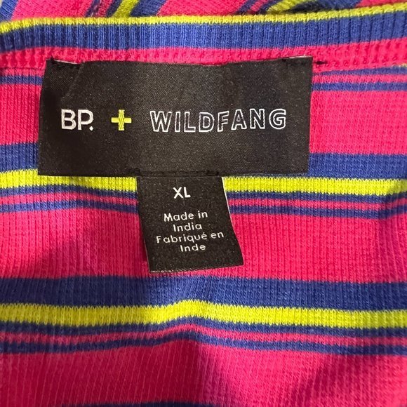 BP‎ x WILDFANG Square Neck Tank In Pink Stripe (XL) - Picture 9 of 13